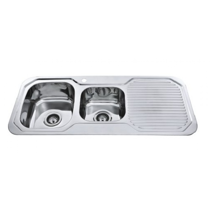 Sink 1 3/4 Bowl With Drainer