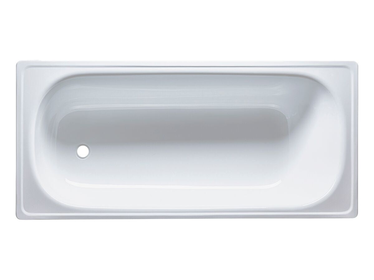 Inset Bath Enamelled Pressed Steel