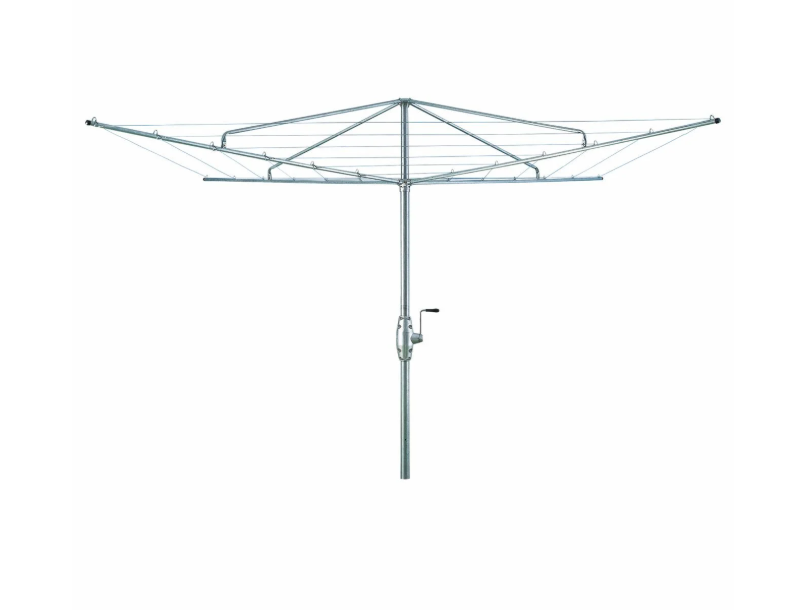 Rotary Clothesline 6 Line Galvinised Steel 40M Line Space